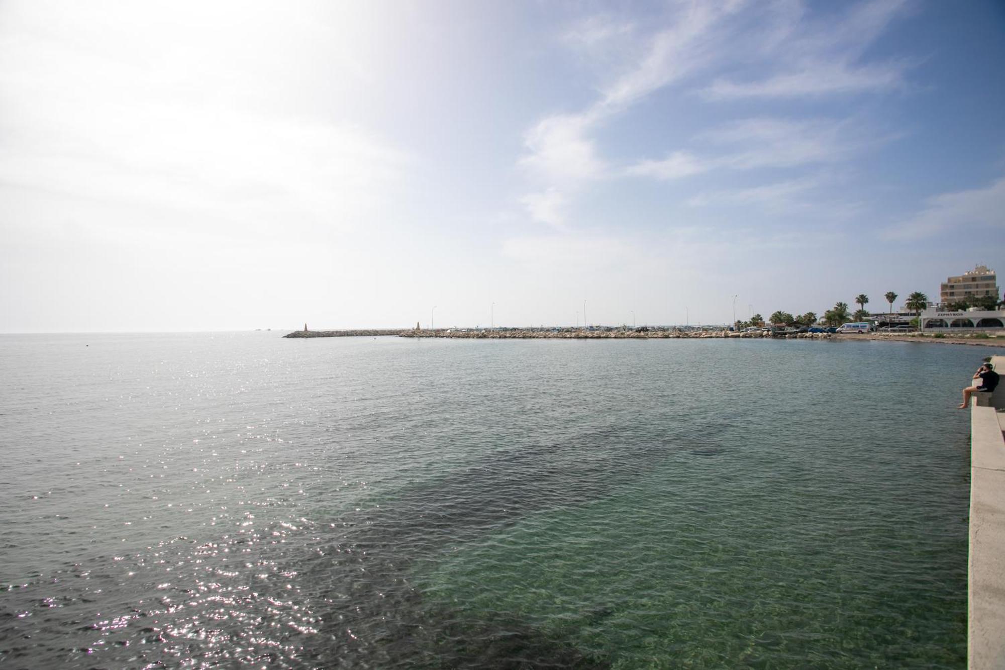 Palmove Luxurious Beachfront Apt Ларнака Екстер'єр фото